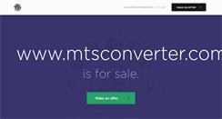 Desktop Screenshot of mtsconverter.com