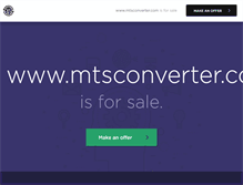 Tablet Screenshot of mtsconverter.com